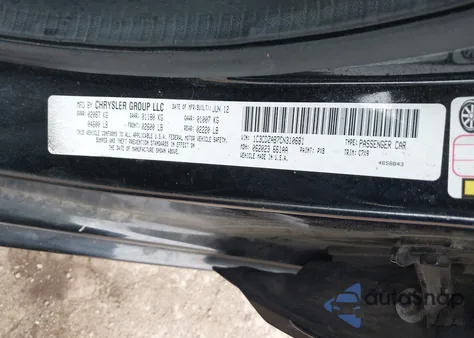 2012 Dodge Avenger Se z USA, uszkodzony, nr VIN 1C3CDZAB7CN310681